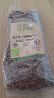 Riz de camargue rouge complet