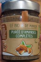 Purée d'amandes complètes