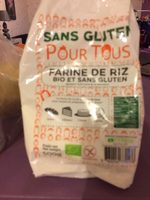 Farine de riz bio et sans gluten