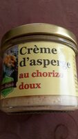 Crème d 'asperge au chorizo doux
