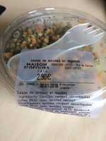 Salade de lentilles et legumes