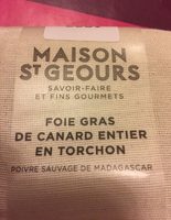Foie gras de canard entier en torchon