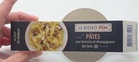 Pâtes aux marrons et champignons des bois