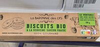 Biscuit bio à la verveine saveur fraise