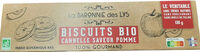 Biscuits bio Cannelle saveur pomme