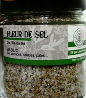 Fleur de sel au basilic