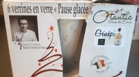 6 verrines en verre "pause glacée"