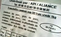Tranchettes de jambon supérieur désossé découenné sous vide