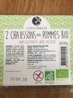 Chaussons aux pommes bio
