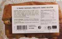Pains suisses précuits sans gluten