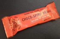 Choco-spiru brownie