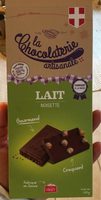 Tablette de chocolat au lait et noisettes