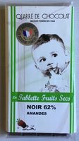 Noir 62% amandes