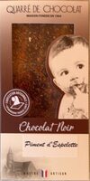 Chocolat noir Pilent d’Espelette