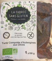 Tarte compotée d'aubergines aux olives