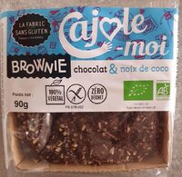 Brownie chocolat et noix de coco