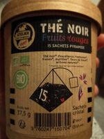 Thé noir fruits rouges