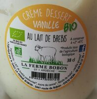 Crème dessert vanille