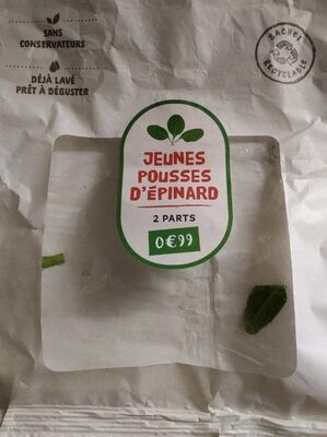Jeunes pousses d'épinard
