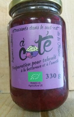 Préparation pour taboulé betterave et aneth