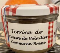 Terrine de cuisses de volailles comme en Bresse