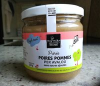 Purée poires pommes