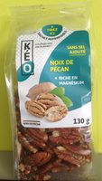 Noix de pecan sans sel ajouté