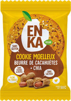 Cookie moelleux beurre de cacahuètes + chia