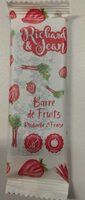 Barre de fruits rhubarbe et fraise