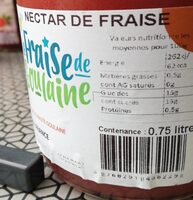 Nectar de fraise