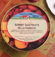 Sorbet aux fruits de la passion