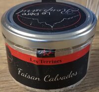Terrine faisan calvados
