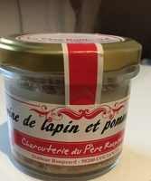 Terrine de lapin et pommeau