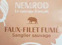 Faux-filet fumé sanglier sauvage