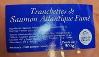 Tranchettes de saumon Atlantique fumé