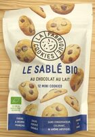 Le sablé BIO au chocolat au lait