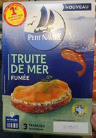 Truite fumée élevée en mer