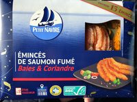 Emince de saumon fume