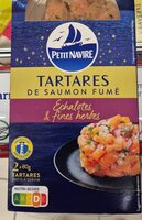 Tartares de saumon fumé échalotes & fines herbes