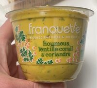 Houmous lentille corail et coriandre