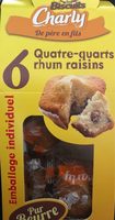 Quatre-quarts rhum raisins