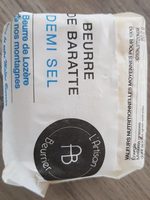 Beurre de baratte demi-sel