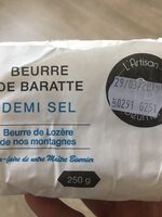 Beurre de baratte demi-sel