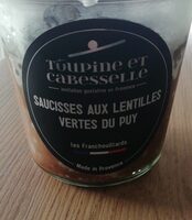 Saucisses aux lentilles