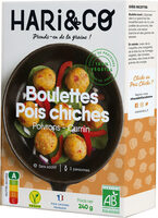 Boulettes Pois Chiches Bio