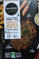 Galettes lentilles vertes