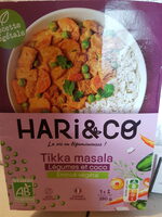 Tikka masala légumes et coco