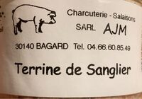 Terrine de sanglier