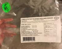 Lamelle filet de poulet roti