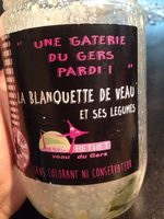 La blanquette de veau et ses legumes